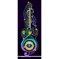 Diamond Dotz Kit, Guitar ICON, 31 x 77cm