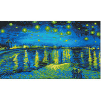 Diamond Dotz Starry Night Over the Rhone, Van Gogh, 35 x 62cm