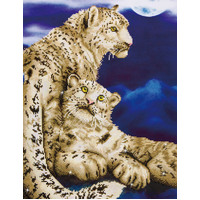 Diamond Dotz Kit, Snow Leopards, 52 x 77cm