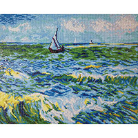 Diamond Dotz Seascape at Saint Maries (Van Gogh) 63 x 53cm