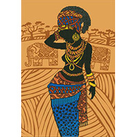 Diamond Dotz African Princess 52 x 76cm