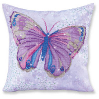 Diamond Dotz Decorative Pillowcase Kit Papillon Mauve 45 x 45cm