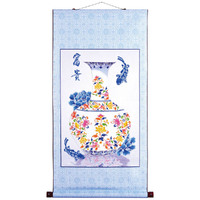 Diamond Dotz Scroll Kit Oriental Blessing Prosperity 48.5cm x 97cm