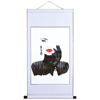 Diamond Dotz Scroll Kit Lady In Black, 48.5cm x 97cm