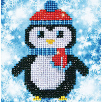 Diamond Dotz Kit Christmas Penguin 13.5 x 13.5cm