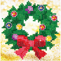 Diamond Dotz Kit Christmas Wreath 13.5 x 13.5cm