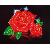 Diamond Dotz Kit RED Rose Sparkle 35.5 x 27.9cm
