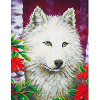 Diamond Dotz White Wolf 35.5x45.72cm