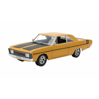 DDA 1/18 1970 Chrysler VG Valiant Hot Mustard (Opening front doors) 010 Diecast