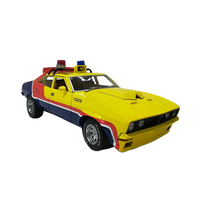 DDA 1/18 First of the V8 Interceptors 1974 Ford Falcon XB MFP 4 Door Sedan Movie (Opening doors) 012 Diecast