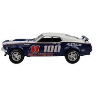 DDA 1/64 #U100 1969 Ford Trans Am Mustang Allan Moffat Racing Collection Diecast Car