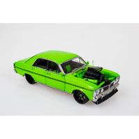 DDA 1/24 Lime Green XY GTHO Ford Supercharged Diecast Car
