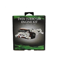 DDA 1/24 LC/LJ Twin Turbo LS Torana Engine Plastic Model Kit Accessory