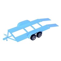 DDA 1/24 Metal Trailer w/Plastic Tow Bar Blue 76001 Diecast