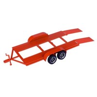 DDA 1/24 Metal Trailer w/Plastic Tow Bar Red 76001 Diecast