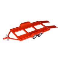 DDA 1/18 Metal Trailer Red with Plastic Tow Bar Diecast Trailer 76009DDA2