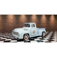 DDA 1/24 Gulf 1956 Ford F-100 Pickup Diecast