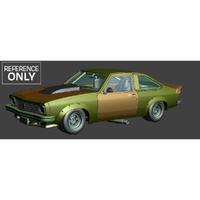 DDA 1/24 A9X  Torana 1979 Bathurst Winner Sealed Body Opening Bonnet w/Engine Plastic Model Kit