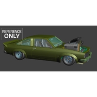 DDA 1/24 A9X  Torana Supercharged Sealed Body Opening Bonnet w/Engine Plastic Model Kit