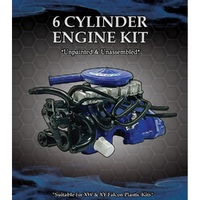 DDA 1/24 Ford XW/XY 6 Cylinder Engine Plastic Model Kit Accessory