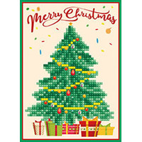 Diamond Dotz Card Kit, Merry Christmas Tree - 12.6 x 17.7cm