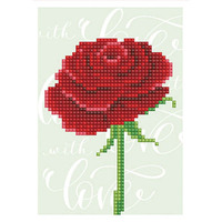 Diamond Dotz Card Kit, Love Rose - 12.6 x 17.7cm