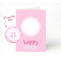 Diamond Dotz Personalised Greeting Card Happy Birthday Sparkle 12.6 x 17.7cm