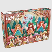 Delfy Fables in Felt 1000pc Jigsaw Puzzle