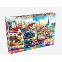 Delfy Rolling Through Colors 1000pc Jigsaw Puzzle