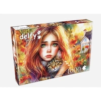 Delfy Silent Feline Comfort 1000pc Jigsaw Puzzle