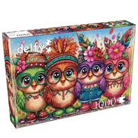Delfy Four Funky Chicks 1000pc Jigsaw Puzzle 26009