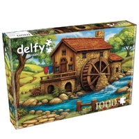 Delfy Golden Watermill Afternoon 1000pc Jigsaw Puzzle 26010