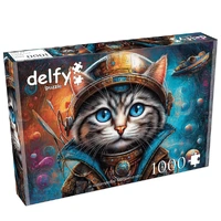 Delfy Interstellar Meowments 1000pc Jigsaw Puzzle 26011