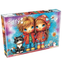 Delfy Joyful Childhood Trio 1000pc Jigsaw Puzzle 26012
