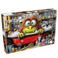 Delfy Monster's Beauty Routine 1000pc Jigsaw Puzzle