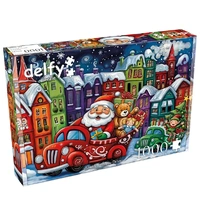 Delfy Santa'S Holiday Drive 1000pc Jigsaw Puzzle