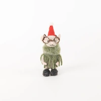 Felt Mouse w/ Glasses