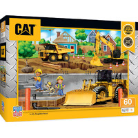 Diecast Masters Caterpillar CAT In My Neighborhood 60Pc Jigsaw Puzzle
