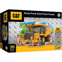 Diecast Masters Caterpillar Dump Truck Floor 36pc Jigsaw Puzzle