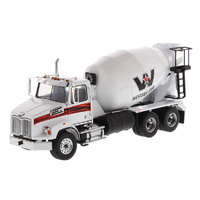Diecast Masters 1/50 Western Star 4700 SB White Concrete Mixer Diecast Model