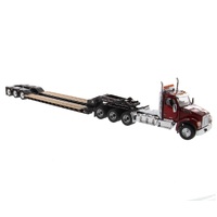 Diecast Masters 1/50 Kenworth T880 SFFA Radiant Red DayCab Tridem Tractor Diecast Model