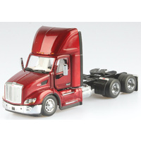 Diecast Masters 1/50 Peterbilt 579 Red Day Cab Tractor On-Highway Truck Diecast Model