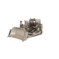 Diecast Masters 1/50 Caterpillar D11T Track-Type Tractor JEL - Matt Silver Finish Diecast Model