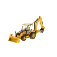 Diecast Masters 1/87 Caterpillar 450E Backhoe Loader Diecast Model