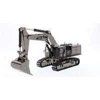 Diecast Masters 1/50 Caterpillar 390F L Hydraulic Excavator- Gunmetal Finish Diecast Model