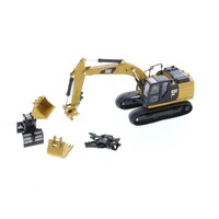 Diecast Masters 1/64 CAT 320F L Hydraulic Excavator with Work Tools
