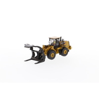 Diecast Masters 1/87 Caterpillar 972M Wheel Loader with Log Forks Diecast Model