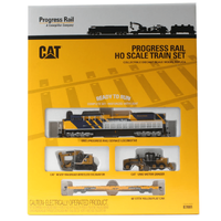 Diecast Masters HO Caterpillar Progress Rail Train Set
