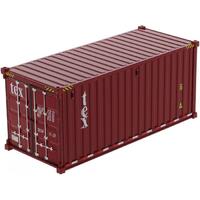 Diecast Masters 1/50 20' Dry goods sea container TEX Maroon Diecast Model