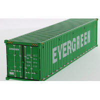 Diecast Masters 1/50 40' Dry sea container Evergreen Green Diecast Model